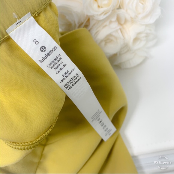 NEW Lululemon On the Fly In Vintage Gold Pants - Picture 8 of 8